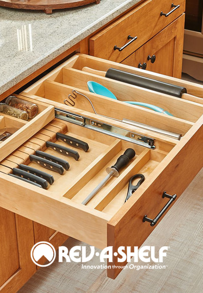 View Rev-A-Shelf Cabinet Hardware REV-A-SHELF drawer insert image for cabinet hardware brand page